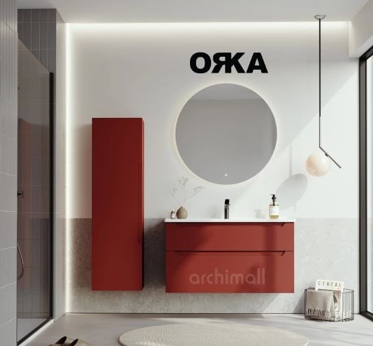 Orka  Messina 100 Asma Banyo Dolabı