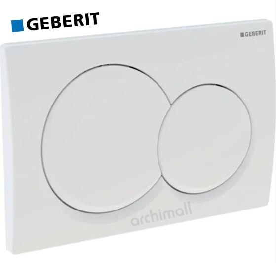 Geberit Alpha 01 Beyaz Kumanda Paneli Beyaz