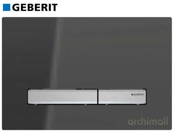 Geberit Sigma 50 Kumanda Paneli Füme cam